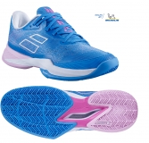 Dámske tenisové topánky Babolat Jet Mach 3 Clay 4106 french blue