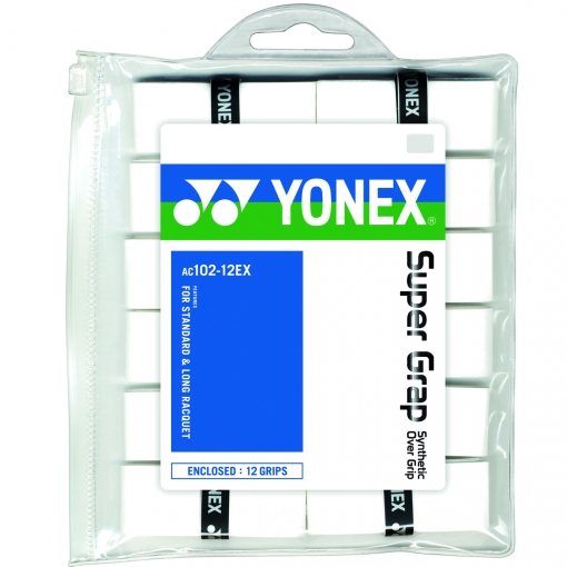 Vrchná omotávka Yonex Super Grap 12 biela Vrchná omotávka Yonex Super Grap 12 biela