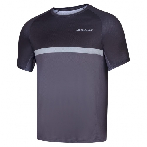 Tenisové tričko Babolat Compete Crew Neck Tee 2MS20011-2016 šedé Tenisové tričko Babolat Compete Crew Neck Tee 2MS20011-2016 šedé