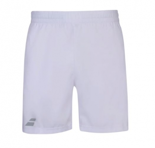 Pánske tenisové kraťasy Babolat Play Short 3MP1061-1000 biele Pánske tenisové kraťasy Babolat Play Short 3MP1061-1000 biele