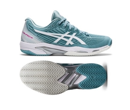 Dámska tenisová obuv Asics Solution Speed FF 2 Clay antuková 1042A134-400 modrá Dámska tenisová obuv Asics Solution Speed FF 2 Clay antuková 1042A134-400 modrá