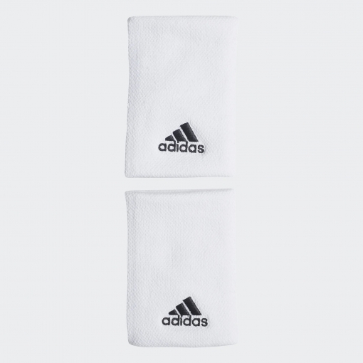 Tenisové potítko Adidas Wristband Large HD9127 biele Tenisové potítko Adidas Wristband Large HD9127 biele