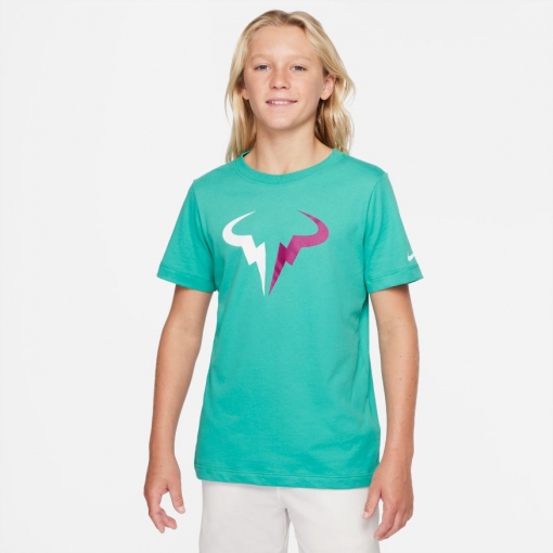 Detské tričko Nike NikeCourt Rafa Tennis T-Shirt DJ2591-392 zelené Detské tričko Nike NikeCourt Rafa Tennis T-Shirt DJ2591-392 zelené