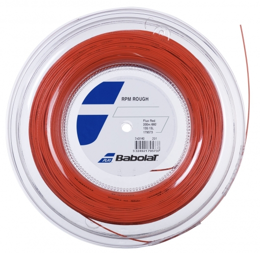 Tenisový výplet Babolat RPM ROUGH 1,30 mm 200 m červená Tenisový výplet Babolat RPM ROUGH 1,30 mm 200 m červená