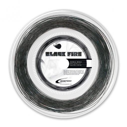 Tenisový výplet ISOSPEED BLACK FIRE role 200 m Tenisový výplet ISOSPEED BLACK FIRE role 200 m