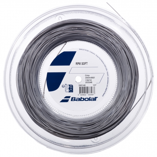 Tenisový výplet Babolat RPM SOFT strieborný Tenisový výplet Babolat RPM SOFT strieborný