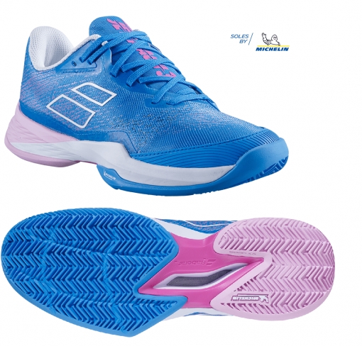 Dámske tenisové topánky Babolat Jet Mach 3 Clay 4106 french blue Dámske tenisové topánky Babolat Jet Mach 3 Clay 4106 french blue