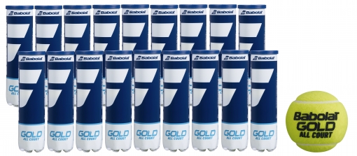 Tenisové lopty BABOLAT GOLD All Court X4 karton