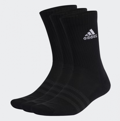 Tenisové ponožky Adidas Cushioned Crew Socks IC1310 čierne Tenisové ponožky Adidas Cushioned Crew Socks IC1310 čierne