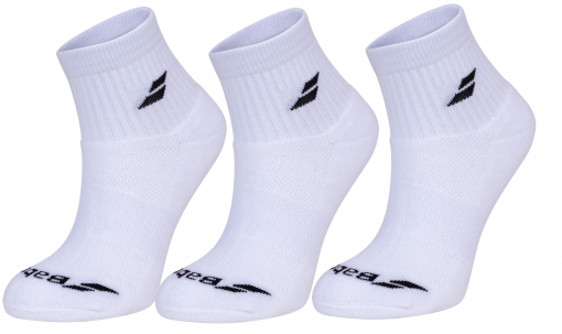 Tenisové ponožky Babolat QUARTER 3 Pairs Pack Socks 5UB1401-1000 biele Tenisové ponožky Babolat QUARTER 3 Pairs Pack Socks 5UB1401-1000 biele