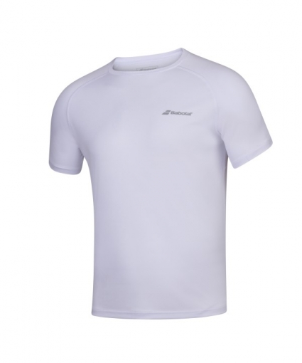 Detské tričko Babolat Play Crew Neck Tee 3BP1011-1000 biele Detské tričko Babolat Play Crew Neck Tee 3BP1011-1000 biele