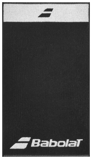 Uterák Babolat Medium Towel -2001 Black/White Uterák Babolat Medium Towel -2001 Black/White