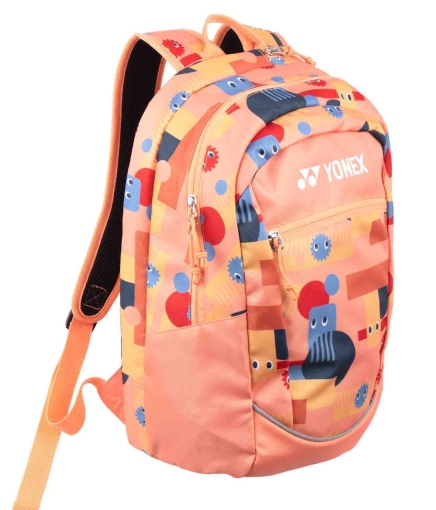 Detský tenisový ruksak Yonex Junior Backpack coral orange Detský tenisový ruksak Yonex Junior Backpack coral orange