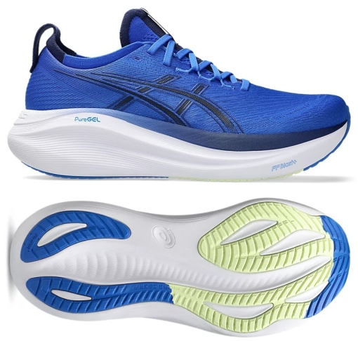 Pánske bezecke topánky Asics GEL-NIMBUS 27 1011B958-401 modré Pánske bezecke topánky Asics GEL-NIMBUS 27 1011B958-401 modré