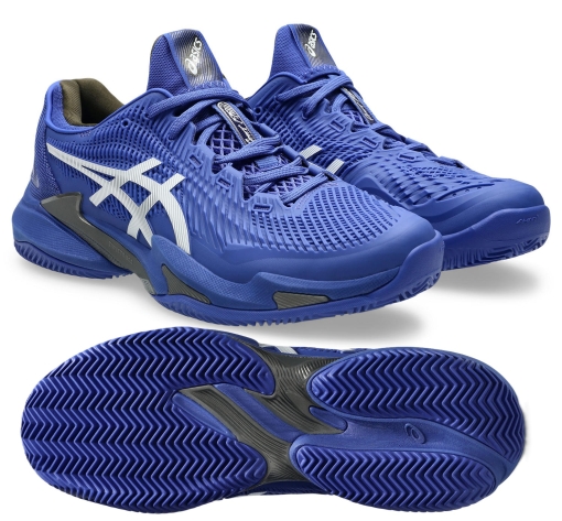 Pánska tenisová obuv Asics Court FF 3 Clay 1041A371-403 modré Pánska tenisová obuv Asics Court FF 3 Clay 1041A371-403 modré