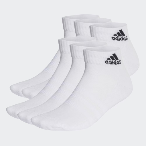 Tenisové ponožky Adidas Cushioned Sportswear Ankle 6 pack HT3442 biele Tenisové ponožky Adidas Cushioned Sportswear Ankle 6 pack HT3442 biele