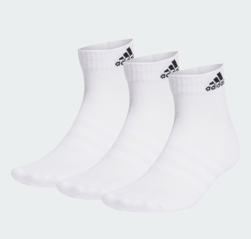 Tenisové ponožky Adidas Cushioned Sportswear Ankle 3 Pack HT3441 biele Tenisové ponožky Adidas Cushioned Sportswear Ankle 3 Pack HT3441 biele