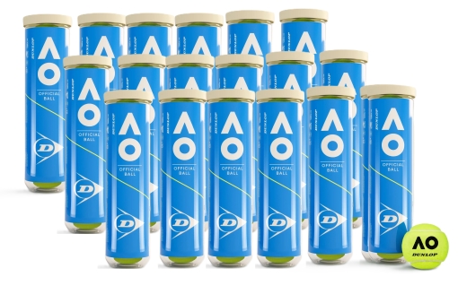 Tenisové lopty Dunlop AUSTRALIAN OPEN karton-18 dóz Tenisové lopty Dunlop AUSTRALIAN OPEN karton-18 dóz