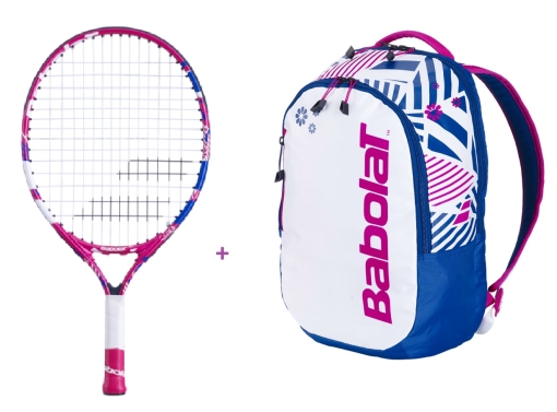 Tenisový set Babolat - B´Fly 19 + Backpack Kids pink Tenisový set Babolat - B´Fly 19 + Backpack Kids pink