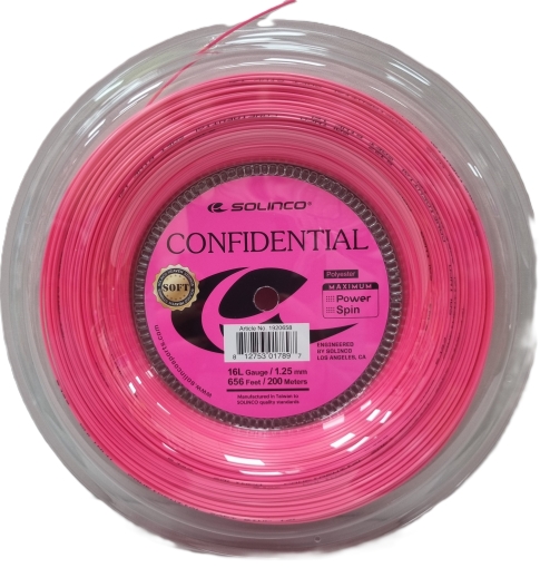 Tenisový výplet Solinco Confidential Soft – Electric Pink 200m
