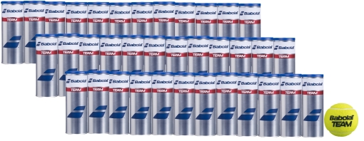 Tenisové lopty BABOLAT TEAM X3 Kartón 30 dóz