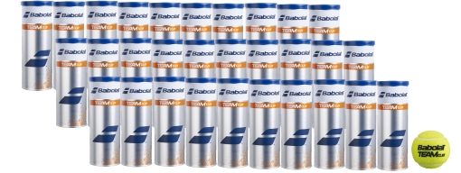 Tenisové lopty BABOLAT TEAM CLAY 3ks - Karton 90 ks - 30 doz