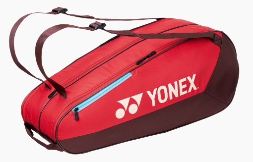 Tenisový bag Yonex Team Racquet Bag 6pcs ruby red