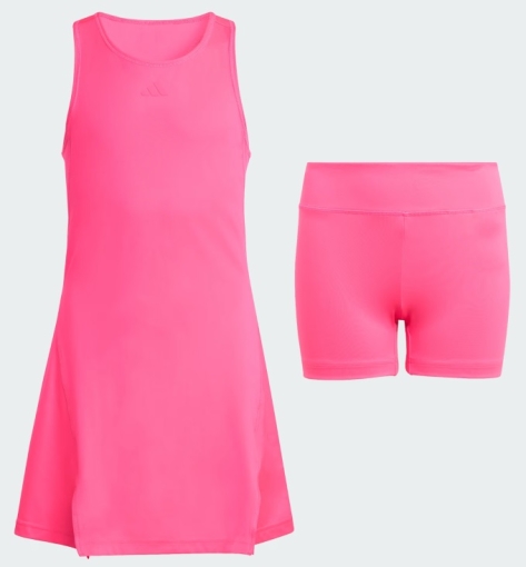Dívčí tenisové šaty Adidas Club Tennis Climacool Dress KF0978 ružové