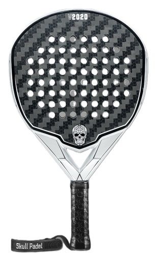 Padelová raketa Skull Padel V2020 White black
