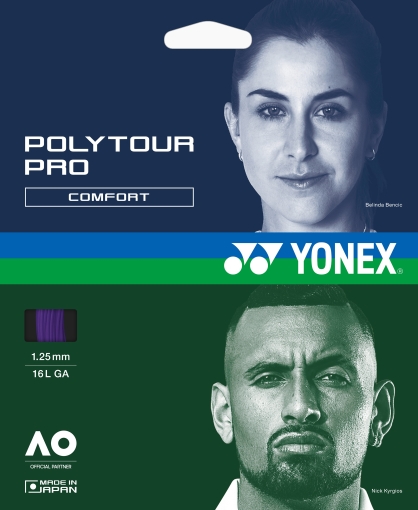 Tenisový výplet Yonex POLYTOUR Pro 12 m fialový