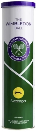 Tenisové lopty Slazenger Wimbledon 4 ks v dóze