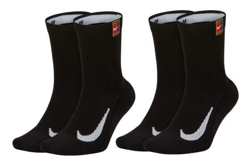Tenisové ponožky Nike Multiplier Crew Tennis Socks 2 páry SK0118-010 čierne Tenisové ponožky Nike Multiplier Crew Tennis Socks 2 páry SK0118-010 čierne