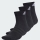 Tenisové ponožky Adidas Cushioned Sportswear Ankle 3 Pack IC1277 čierne