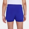 Dievčenské tenisové kraťasy Nike Court DriFit Victory Shorts 2v1 DB5612-471