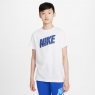 Detské tenisové tričko Nike Classic SS T-Shirt DO1825-100 biele