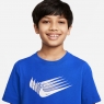 Detské tenisové tričko Nike Classic SS T-Shirt DO1824-480 modré