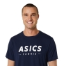 Tenisové tričko Asics Tennis Graphic Tee 2041A259-400 modré