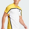 Pánska tenisová polokošeľa Adidas Tennis Heat.rdyPro Freelift Henley IS8969 oranžová
