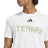 Pánske tričko Adidas Hivis Graphic Tee IW0142 biele
