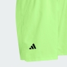 Detské kraťasy Adidas Club 3 Stripes Short JI9255 žlté