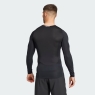 Tenisové tričko Tennis Tshirt Adidas Techfit Compression Training Long Sleeve JE6702 čierne