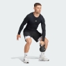Tenisové tričko Tennis Tshirt Adidas Techfit Compression Training Long Sleeve JE6702 čierne