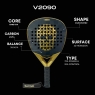 Padelová raketa Skull Padel V2090 BLACK GOLD