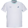 Pánske tričko Babolat Crew Neck Tee J. Lebron 6MZ26011-1000 white