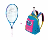 Tenisový set Head - Maria 23 2020 + Kids Backpack modro-ružový