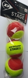 Detské lopty Dunlop Stage 3 červené