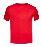 Pánske tričko Babolat Play Crew Neck Tee 3MS1011-5027 červené