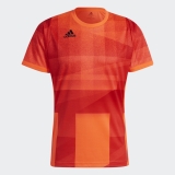 Pánske tričko Adidas Freelift Tokyo HEAT.RDY T-Shirt H18184 oranžové
