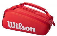 Tenisový bag Wilson Super Tour 15 Pk červená