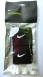 Tenisové potítko Nike Wristbands malé čierne